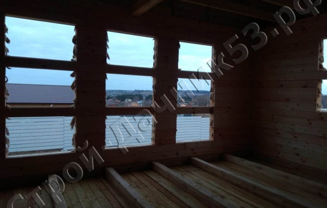 3 Брусовой дом ОД-11, 9×9, 81 м², Московская область, Серпуховски район, деревня Скрылья (1)